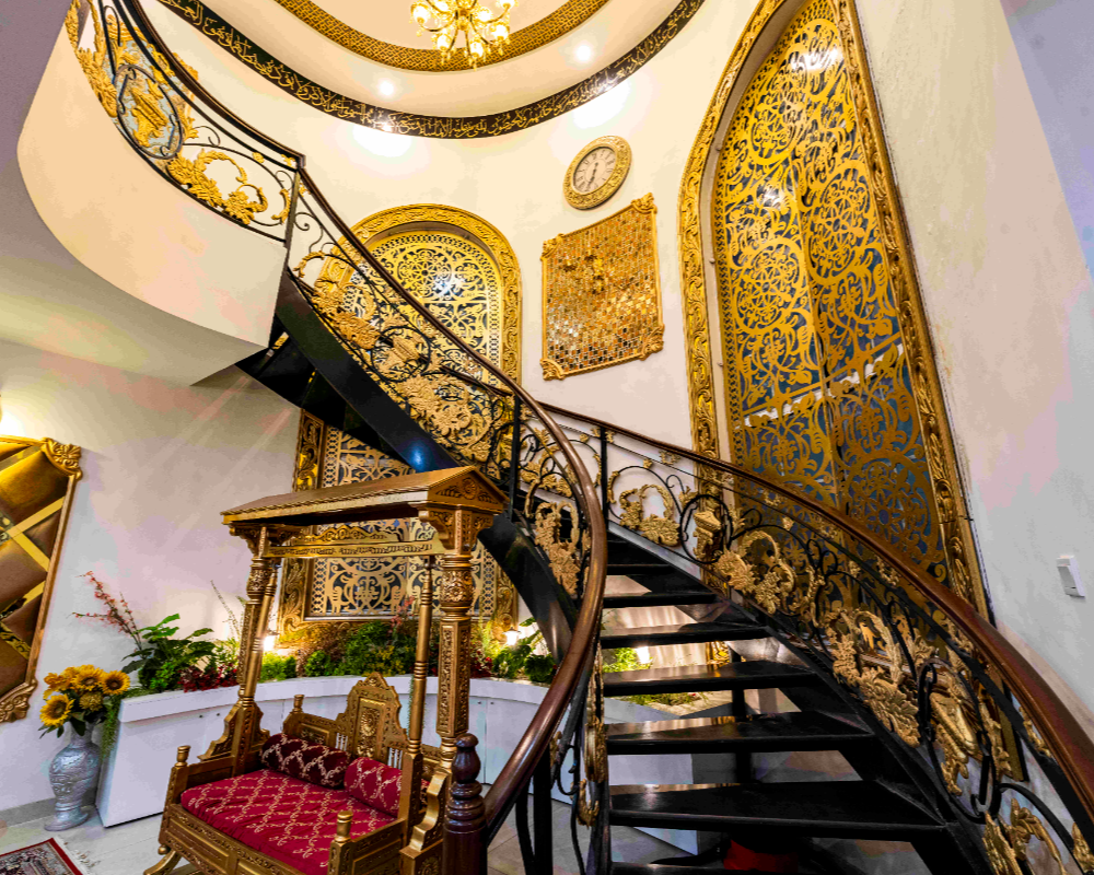 Elegant interior of a luxury farm house in Islamabad for rent featuring premium dΓ©cor near Islamabad Airport.